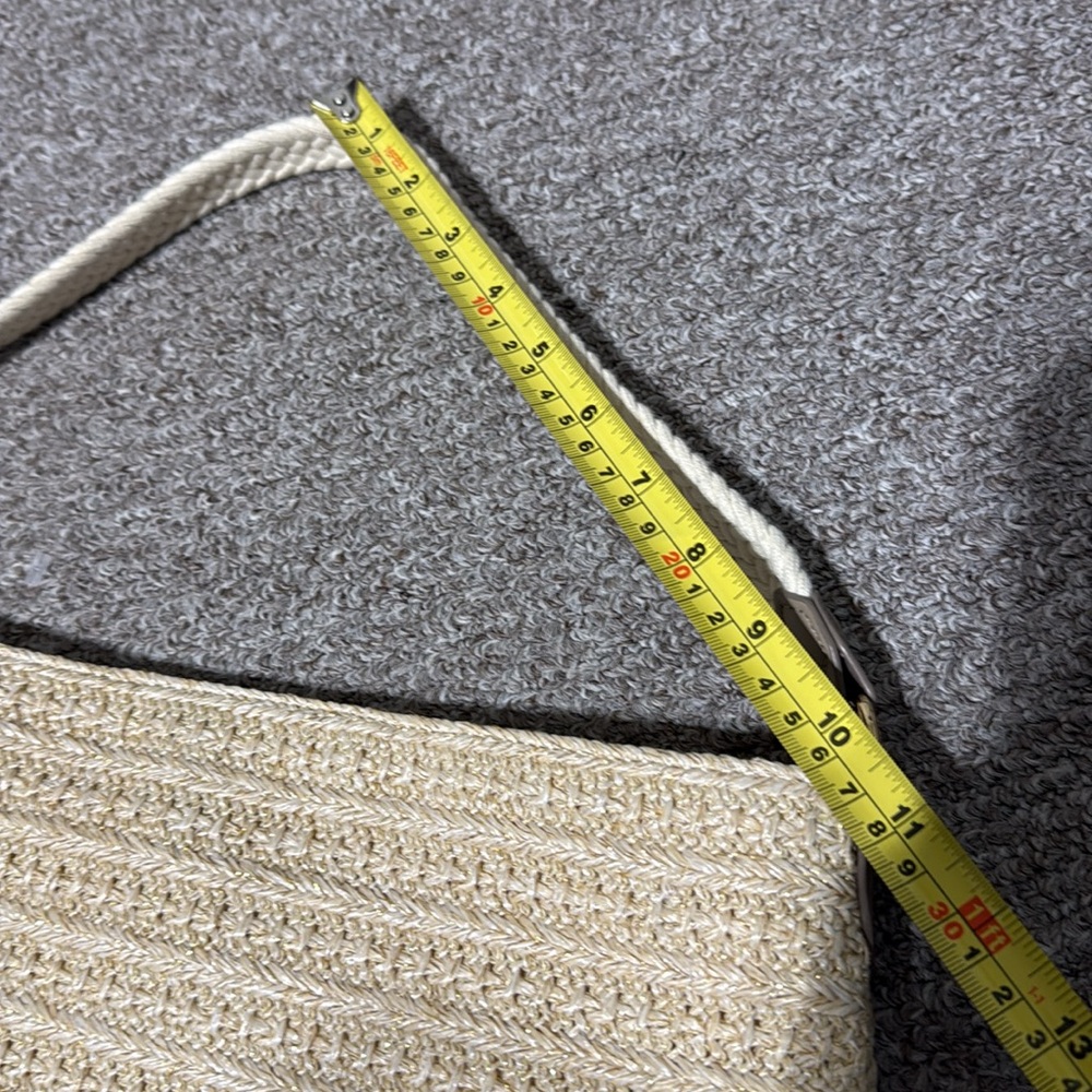 Woven Straw Hobo Bag – Natural - Picture 7 of 10